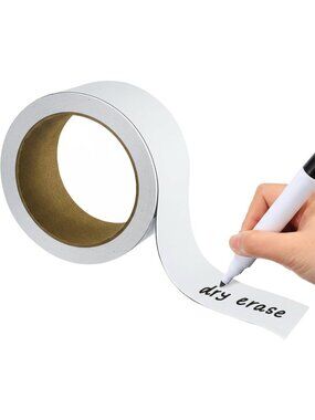 Magnetic Tape Roll 2"x50' - Versatile Magnetic Strip for Labels & Crafts